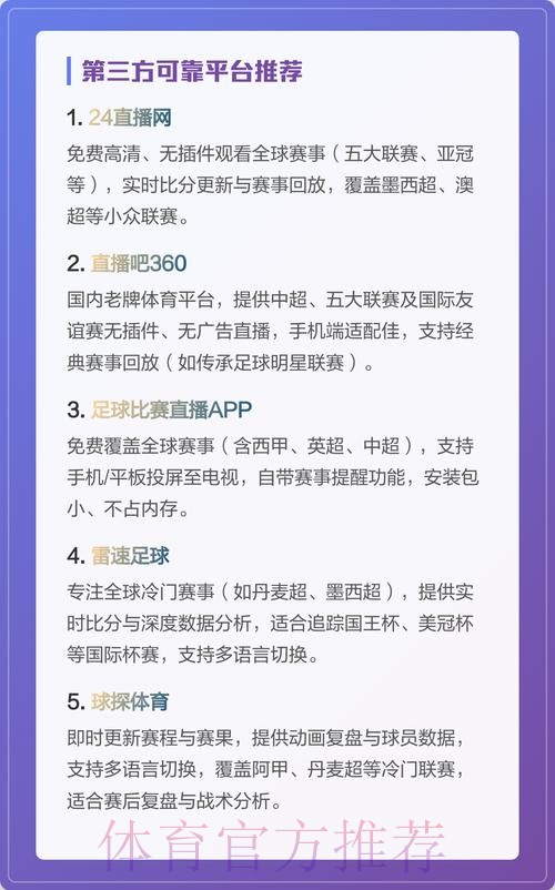 全方位解析世界杯直播平台的多样选择 全方位解析世界杯直播平台的多样选择